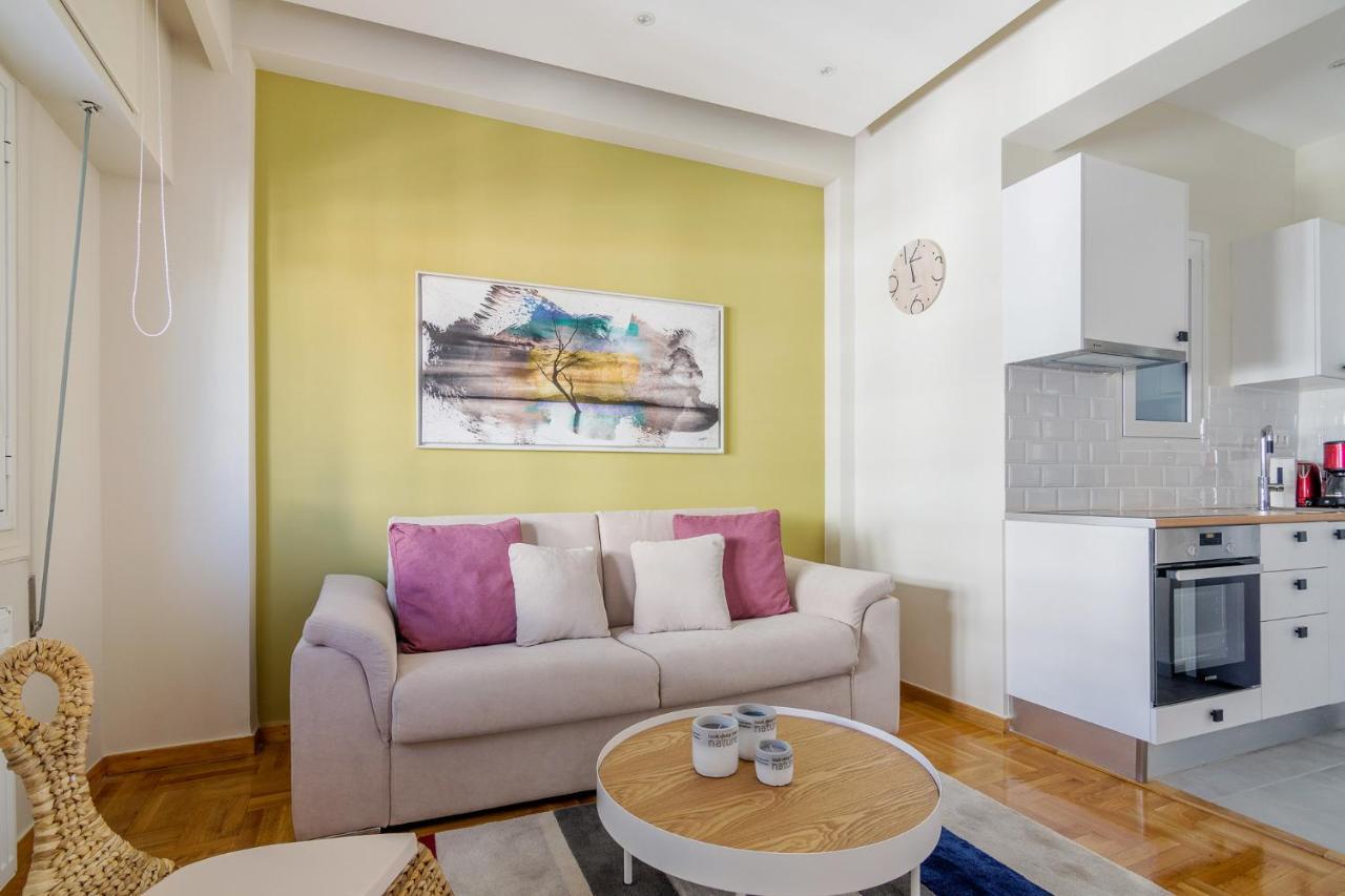 Апартаменты Chic Penthouse For 4 Ppl In Kolonaki Афины Экстерьер фото