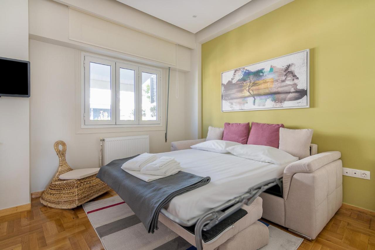Апартаменты Chic Penthouse For 4 Ppl In Kolonaki Афины Экстерьер фото
