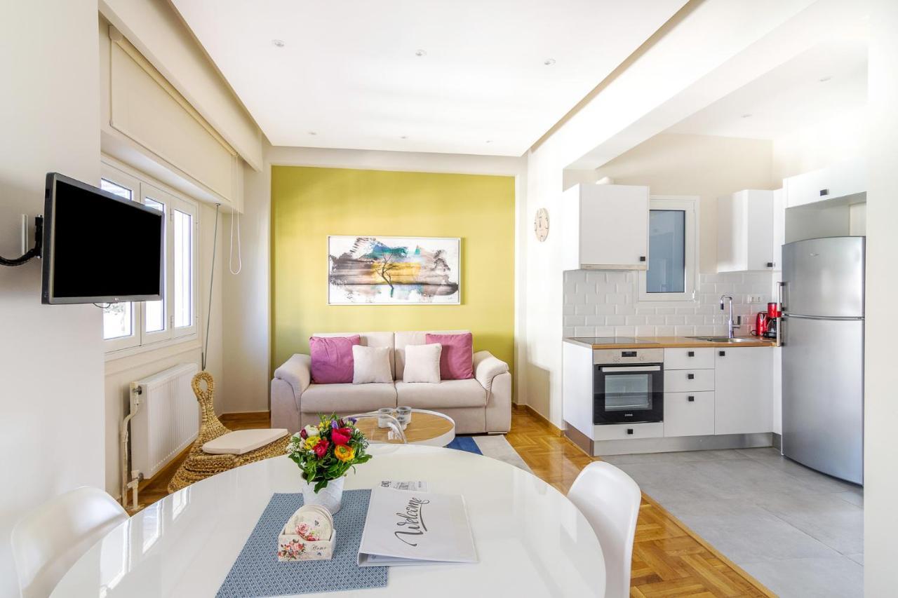 Апартаменты Chic Penthouse For 4 Ppl In Kolonaki Афины Экстерьер фото